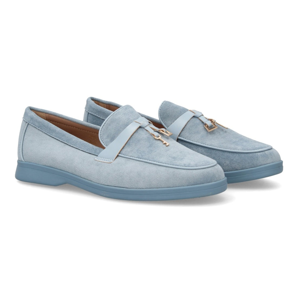 Vimice Mocarín de mujer en azul – elegante y cómodo para el día a día