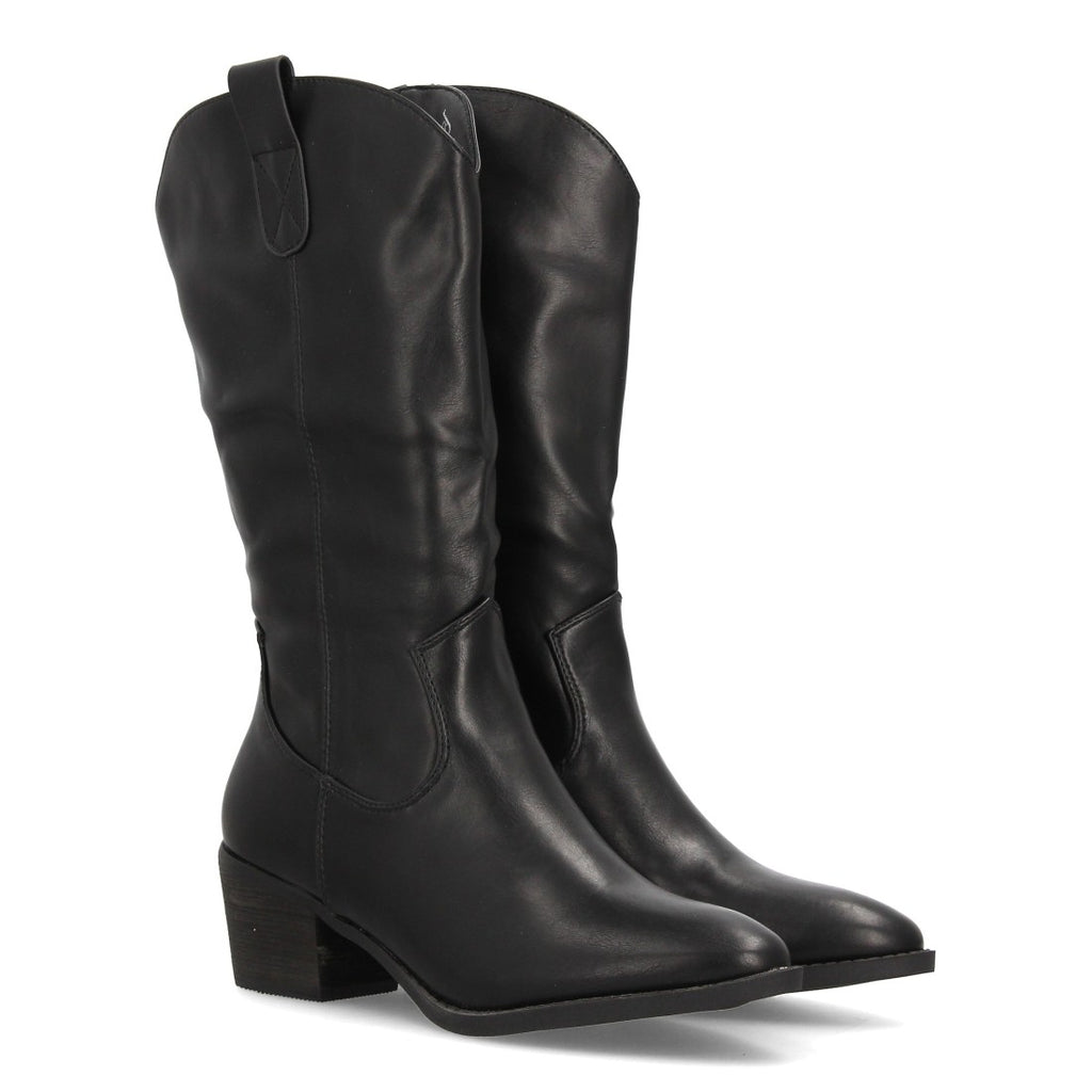Botas Cowboy con Tacón Negro · YG868
