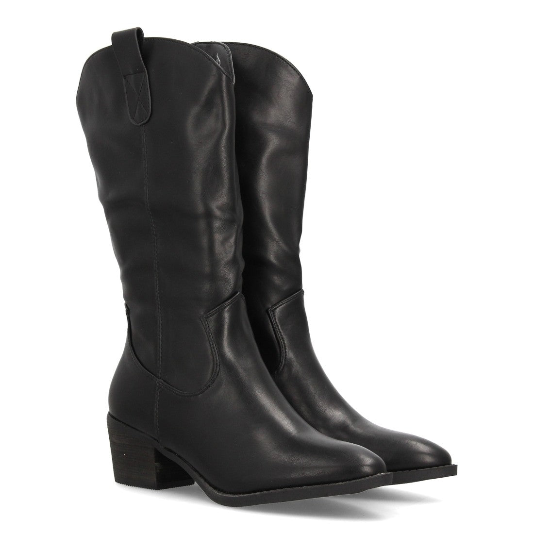 Botas Cowboy con Tacón Negro · YG868