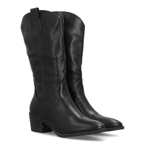 Botas Cowboy con Tacón Negro · YG868