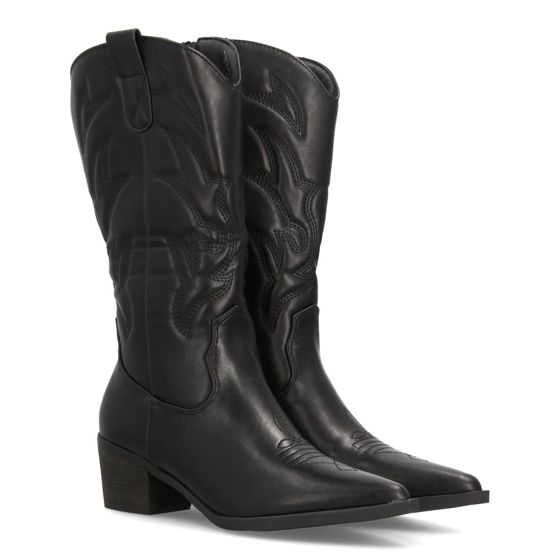 Botas Cowboy con Tacón Negro · YG869