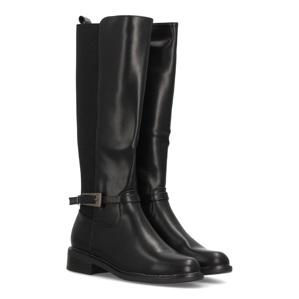 Botas Ecuestres con Hebilla Negro · 2603