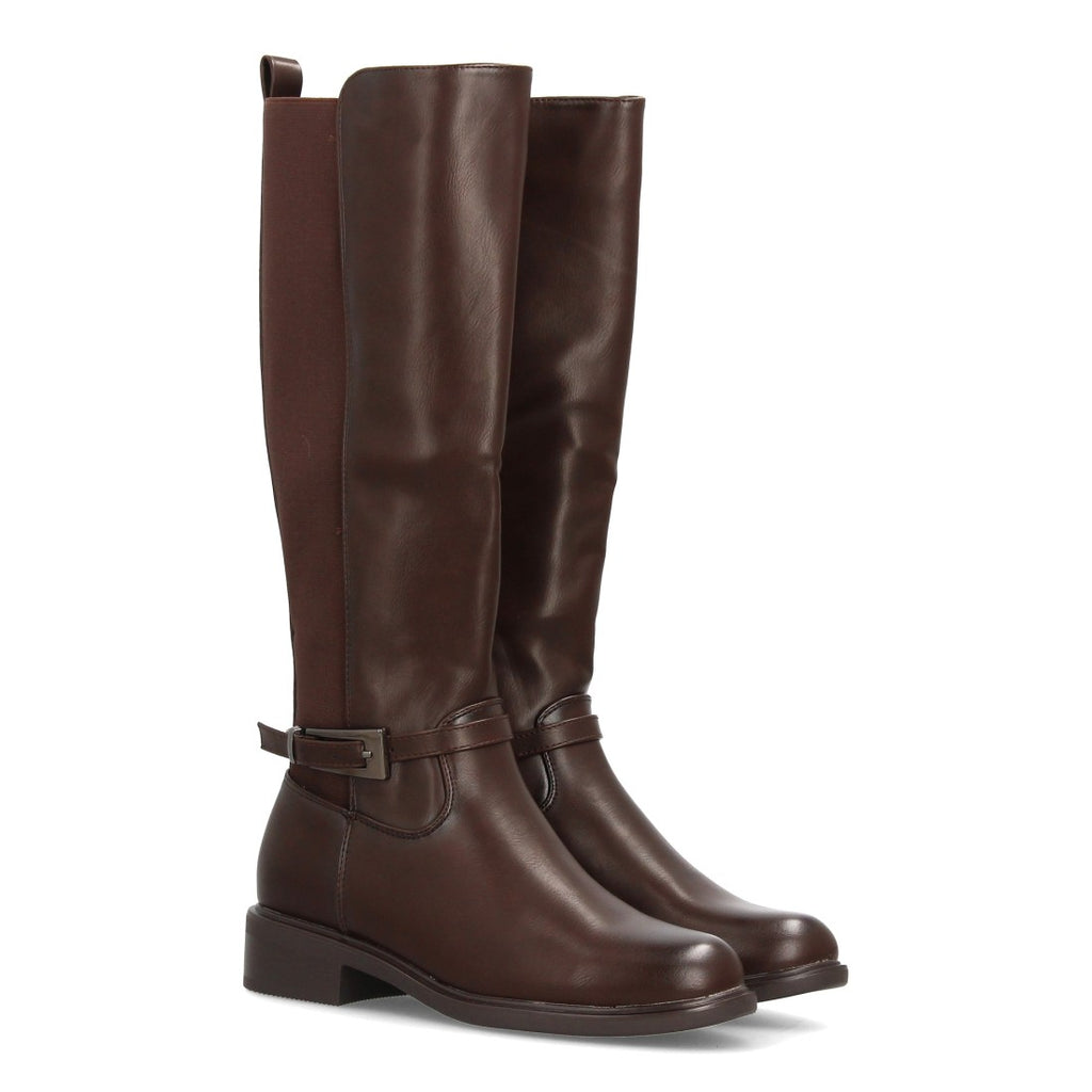 Botas Ecuestres con Hebilla Marrón · 2603