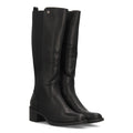 Botas Efecto Ante con Tacón Negro · SS-2606