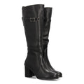 Botas Efecto Ante con Hebilla Negro · 2551