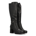 Botas Efecto Ante con Tacón Negro · 2559