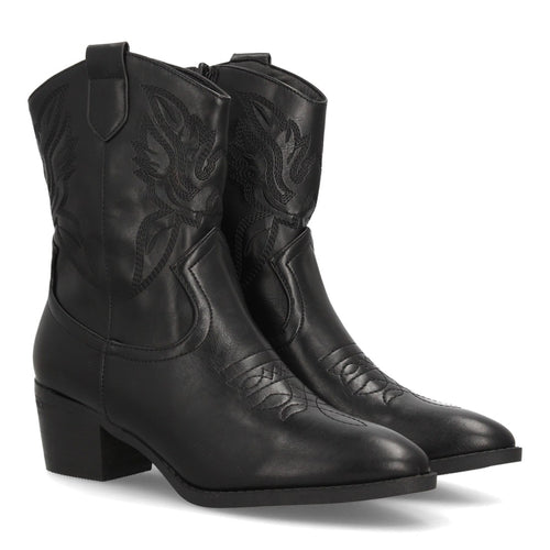 Botas Cowboy Western Negro · YG986