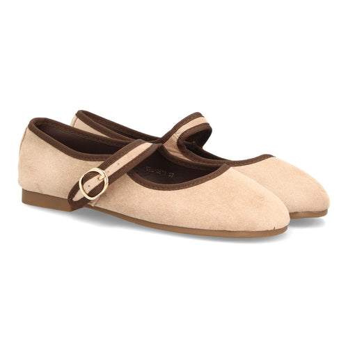 Bailarinas Barefoot Merceditas Beige · VR6-3510