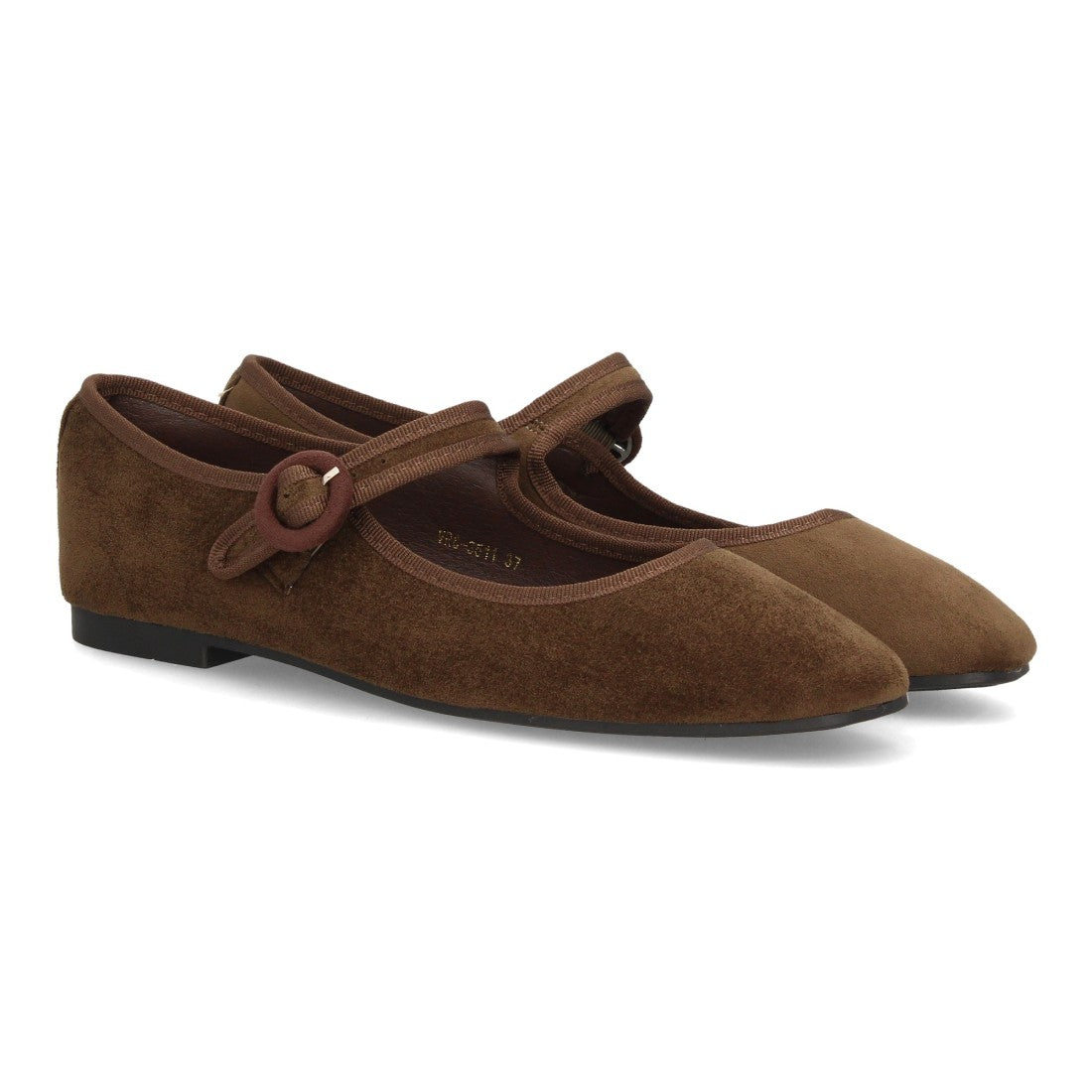Bailarinas Merceditas con Hebilla Verde · VR6-3511