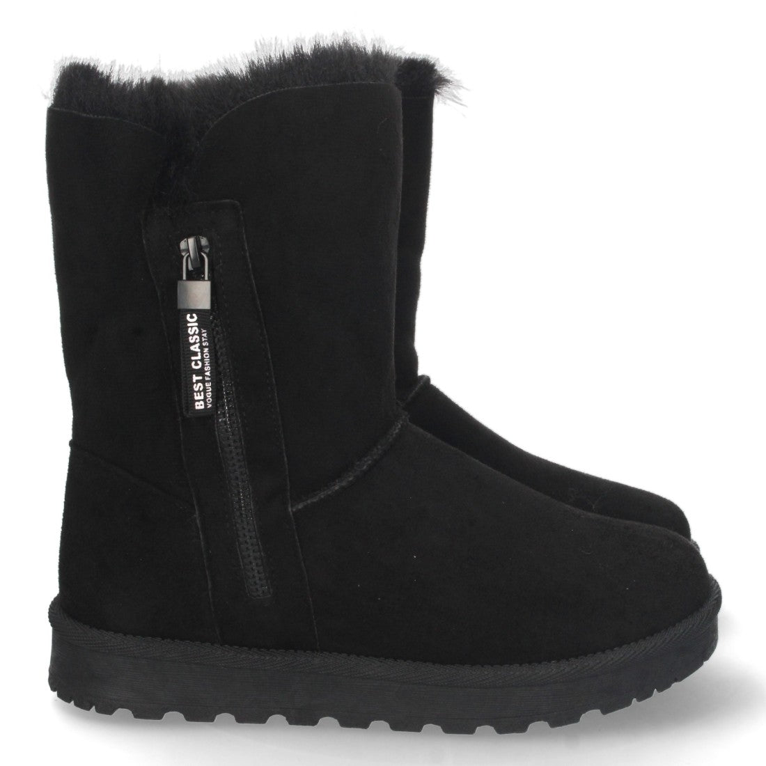 Vimice Zapatilla casual de mujer en negro – cómoda y moderna