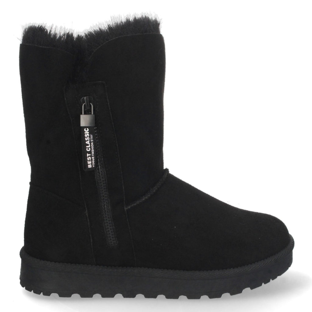 Vimice Zapatilla casual de mujer en negro – cómoda y moderna