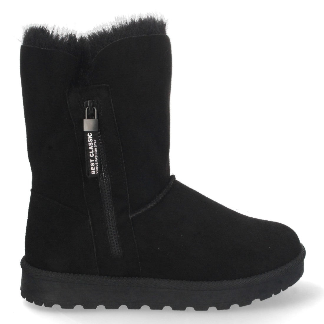Vimice Zapatilla casual de mujer en negro – cómoda y moderna