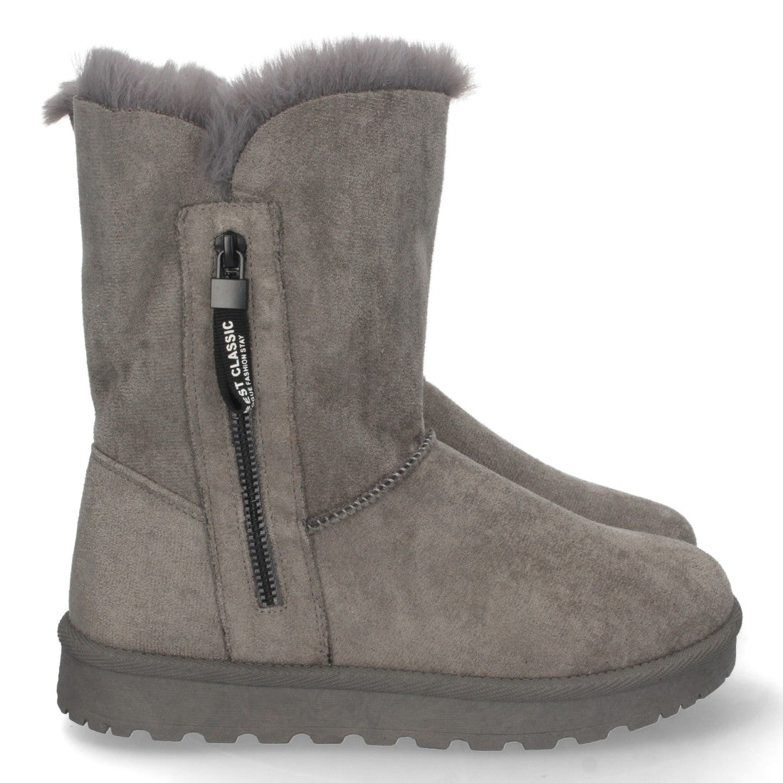 Vimice Zapatilla casual de mujer en gris – cómoda y moderna