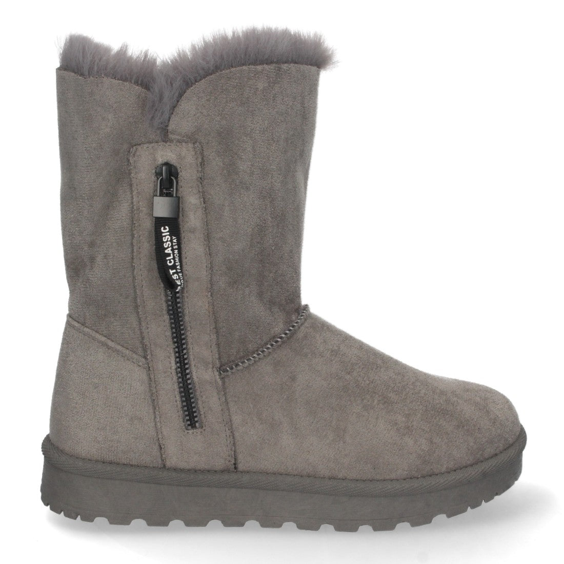 Vimice Zapatilla casual de mujer en gris – cómoda y moderna
