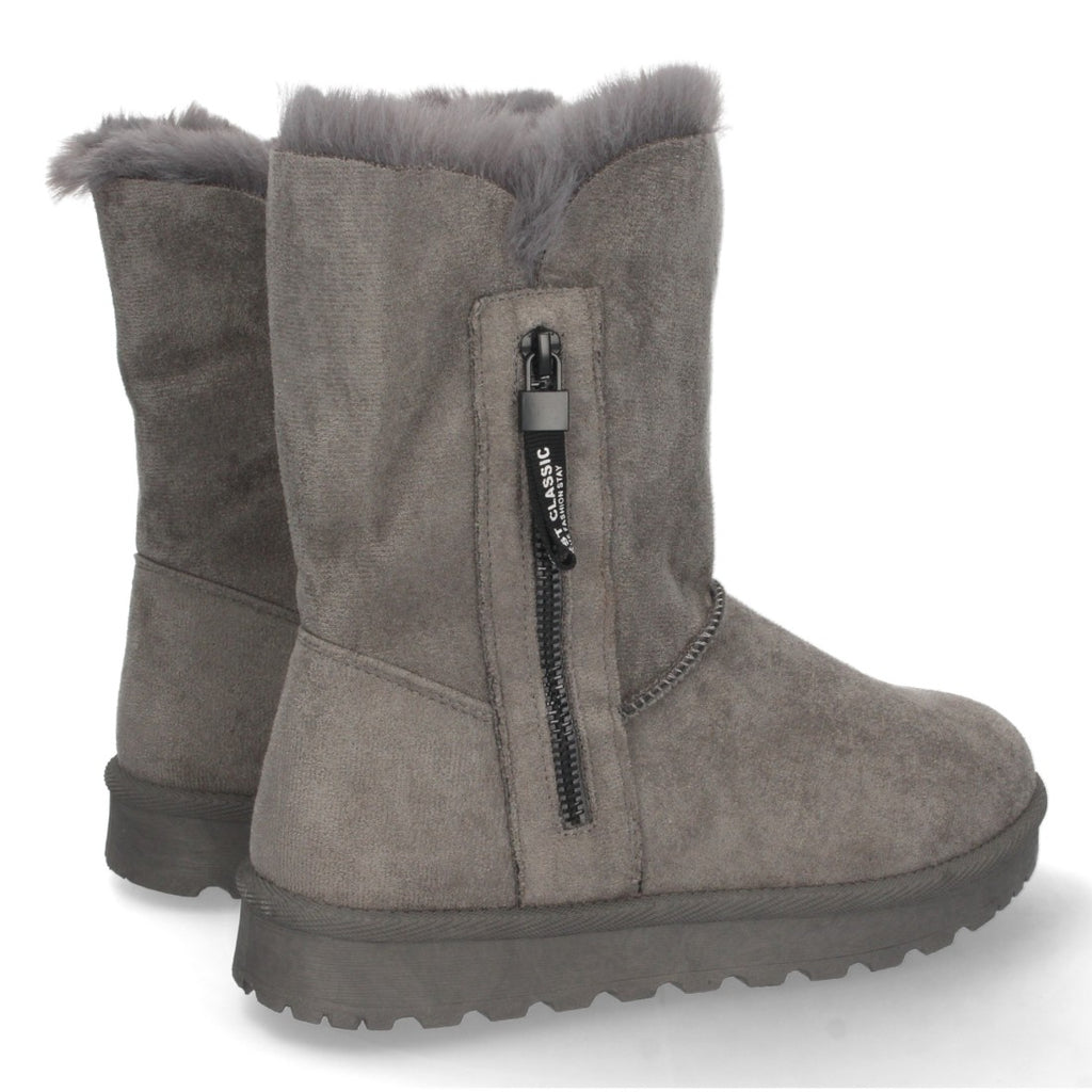 Vimice Zapatilla casual de mujer en gris – cómoda y moderna