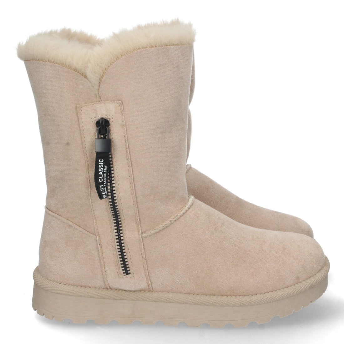 Vimice Zapatilla casual de mujer en beige – cómoda y moderna