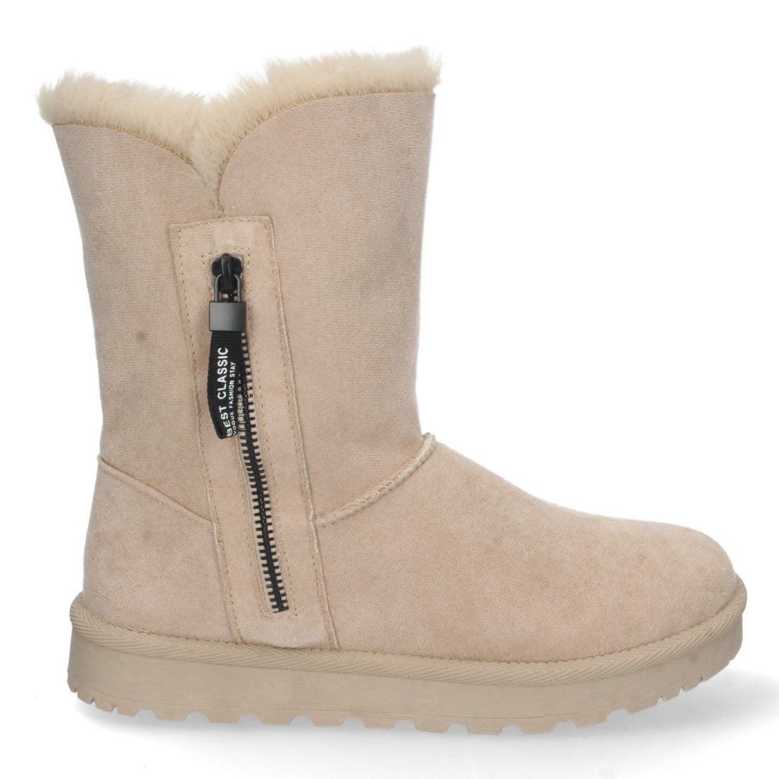 Vimice Zapatilla casual de mujer en beige – cómoda y moderna