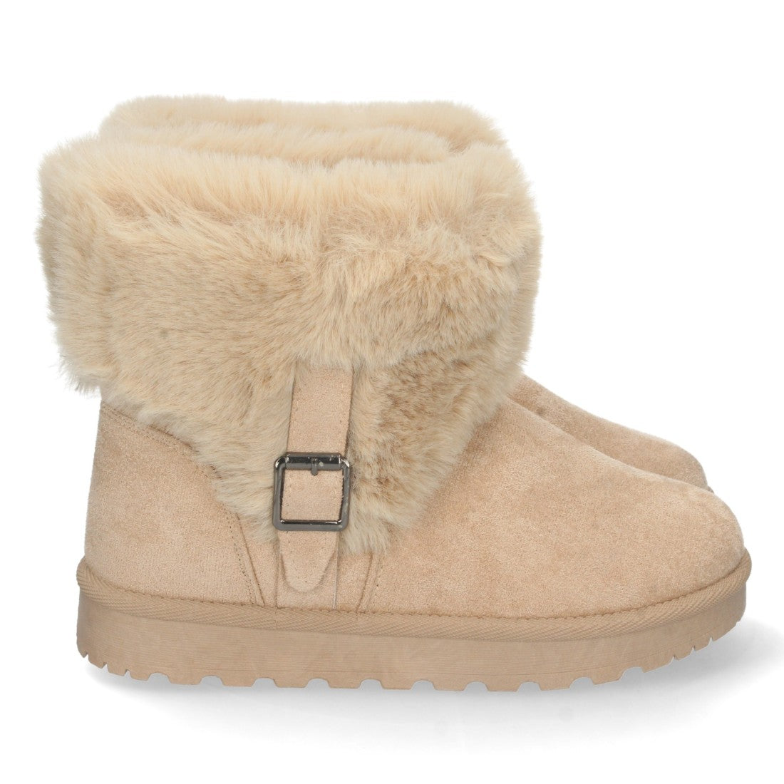 Vimice Botín de mujer en beige – estilo urbano y cómodo