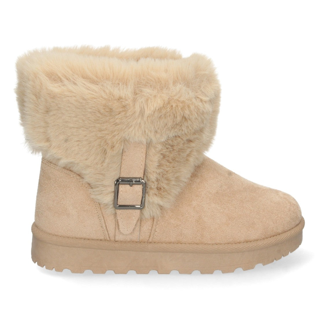Vimice Botín de mujer en beige – estilo urbano y cómodo