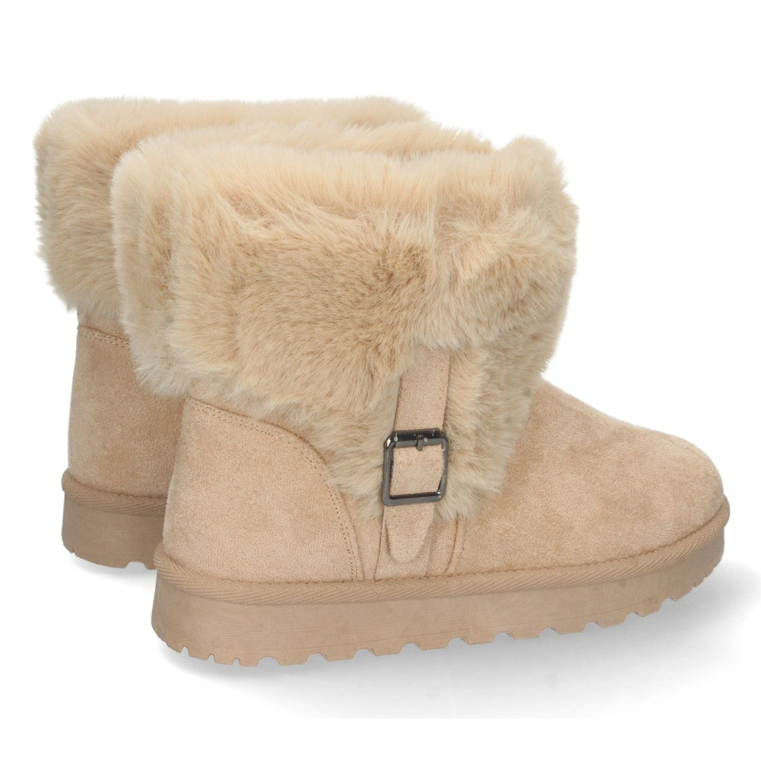 Vimice Botín de mujer en beige – estilo urbano y cómodo