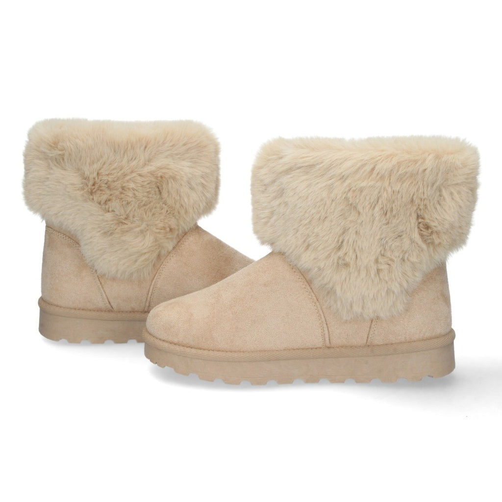 Vimice Botín de mujer en beige – estilo urbano y cómodo